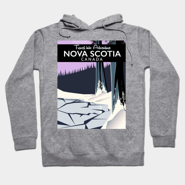 Travel Into Adventure! Nova Scotia Canada Hoodie by nickemporium1